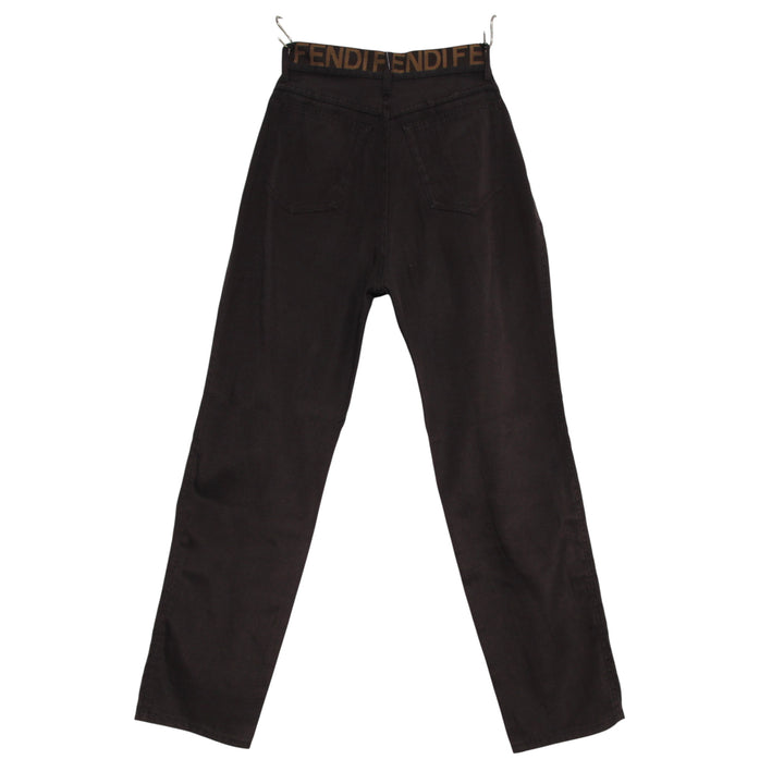 Fendi Jeans Nero Taglia 42 Donna