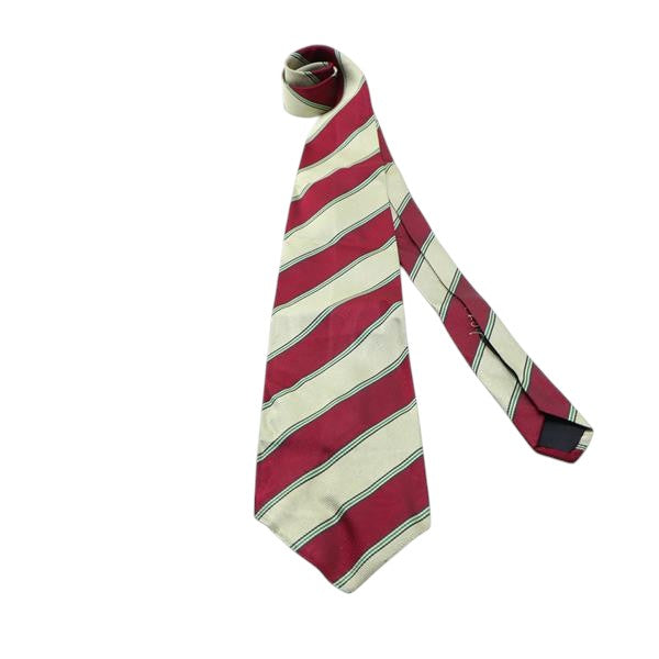 Fendi cravatta multicolore con fantasia in seta uomo – Vintage