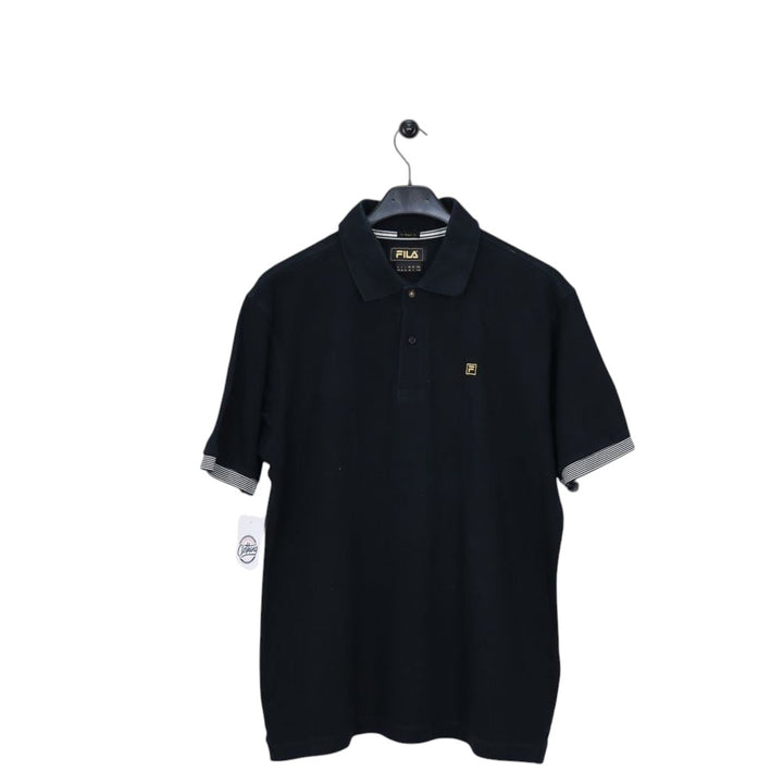 Fila Gold Polo Nera Taglia XL Uomo