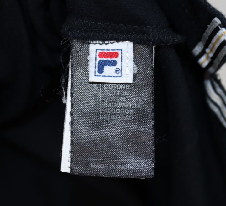 Fila Gold Polo Nera Taglia XL Uomo