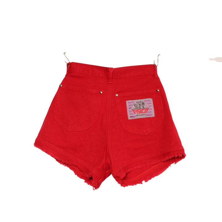Fisico Short Jeans Rosso Taglia 46 Donna