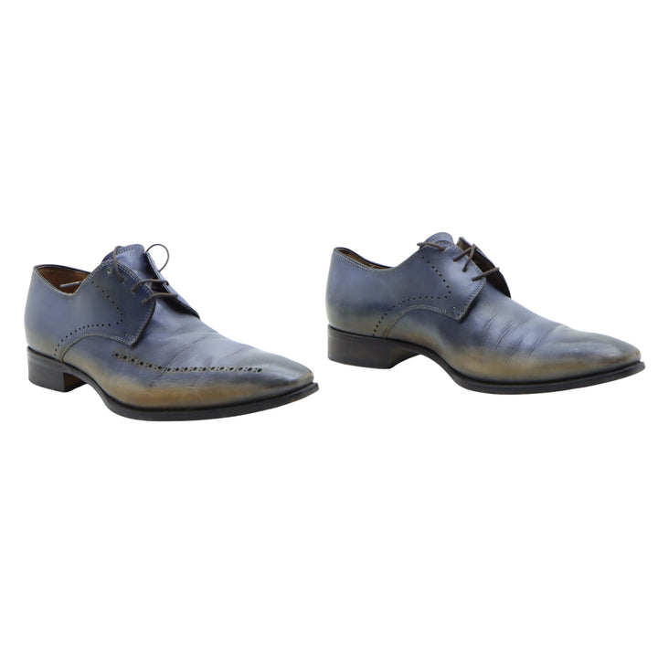 Francesco Benigno Scarpa Classica Blu EU 41 Uomo