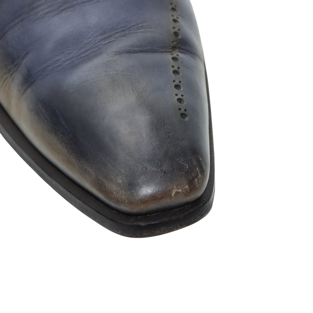 Francesco Benigno Scarpa Classica Blu EU 41 Uomo