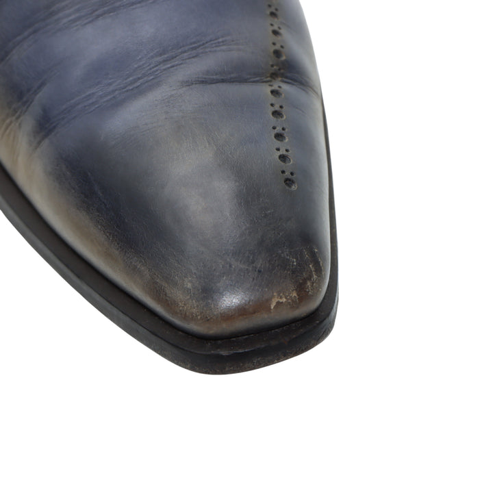 Francesco Benigno Scarpa Classica Blu EU 41 Uomo