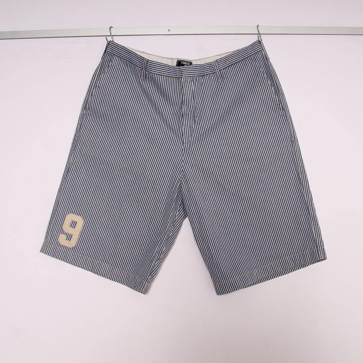 Franklin and Marshall Bermuda Chino Bianco e Blu W36 Uomo