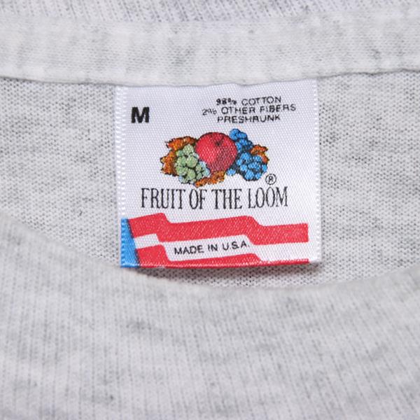 Fruit of the loom T-shirt vintage grigia taglia M unisex made in USA