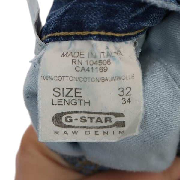 G-Star Elwood antiform jeans denim W32 uomo