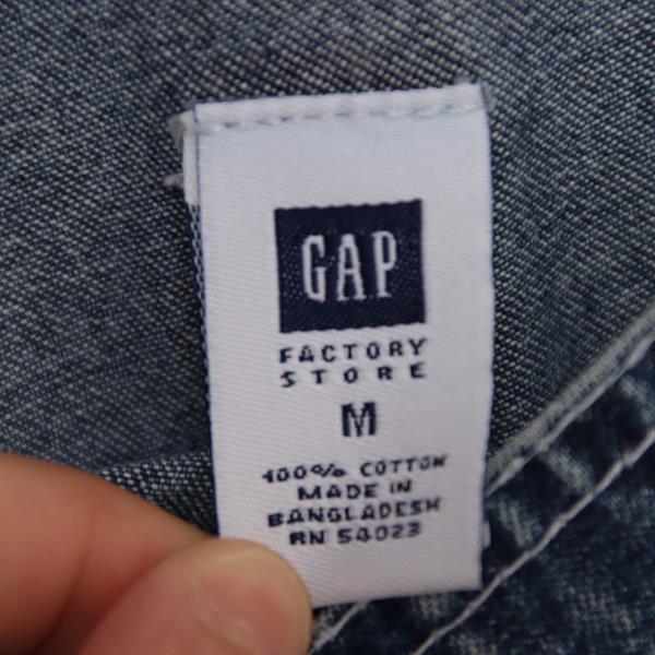 Gap salopette di jeans custom denim taglia M unisex