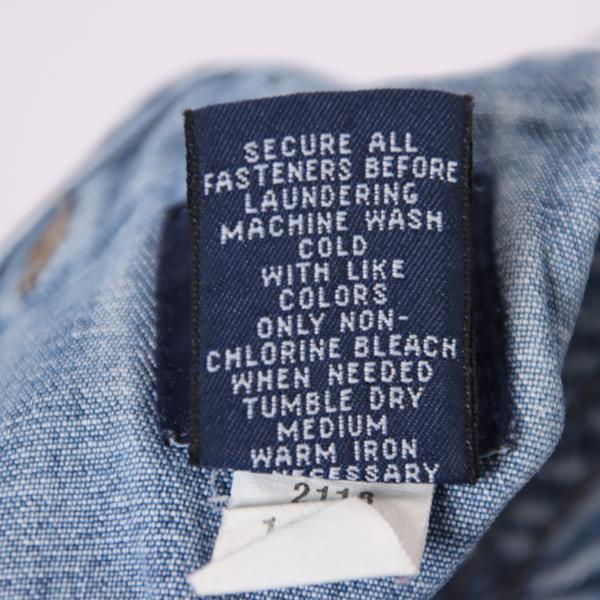 Gap salopette di jeans custom denim taglia M unisex