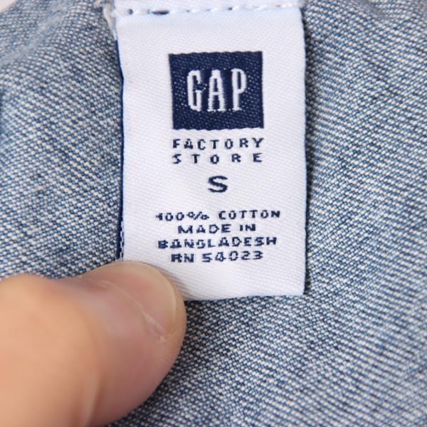 Gap salopette di jeans custom denim taglia S unisex