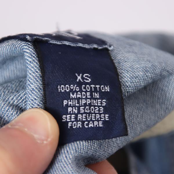 Gap salopette di jeans custom denim taglia XS unisex