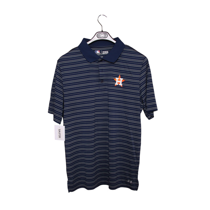 Genuine Huston Astros MLB Polo Blu e Grigia Taglia L Uomo