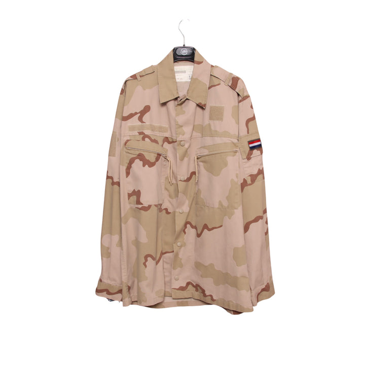 Giacca militare beige camouflage taglia M uomo
