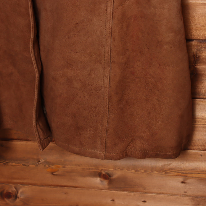Montone vintage a cappotto marrone taglia 38 donna