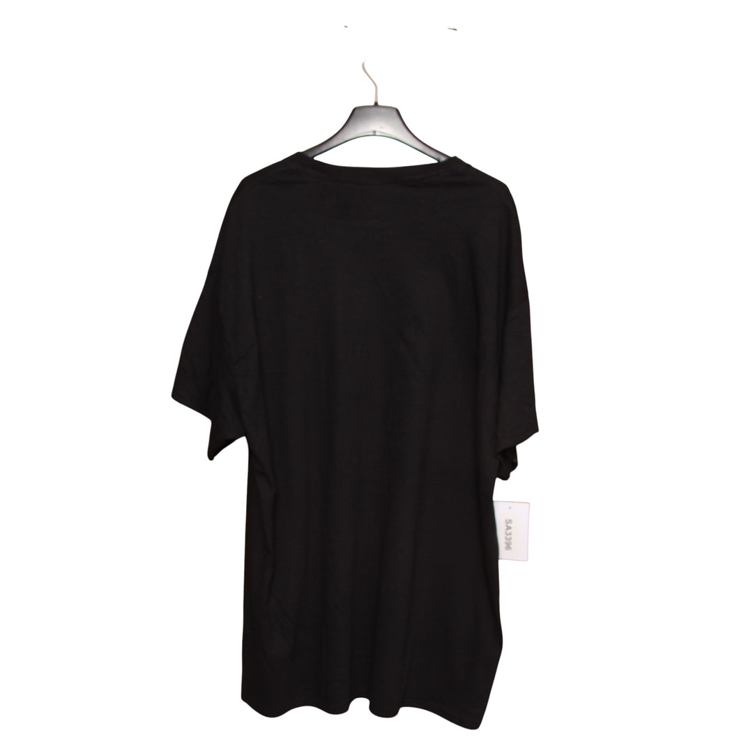 Gildan T-Shirt Nera Taglia XL Donna
