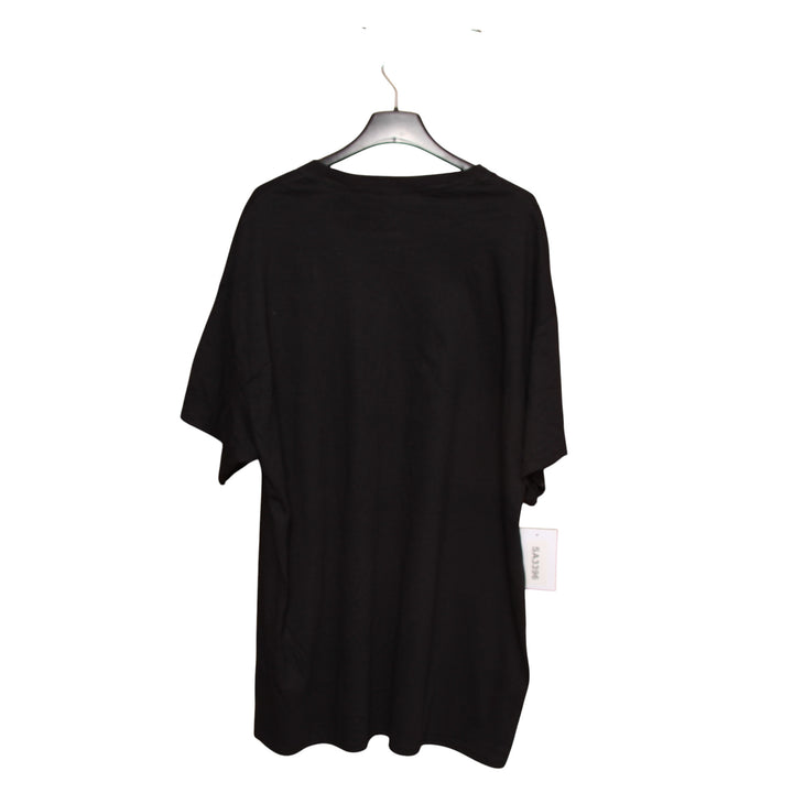 Gildan T-Shirt Nera Taglia XL Donna