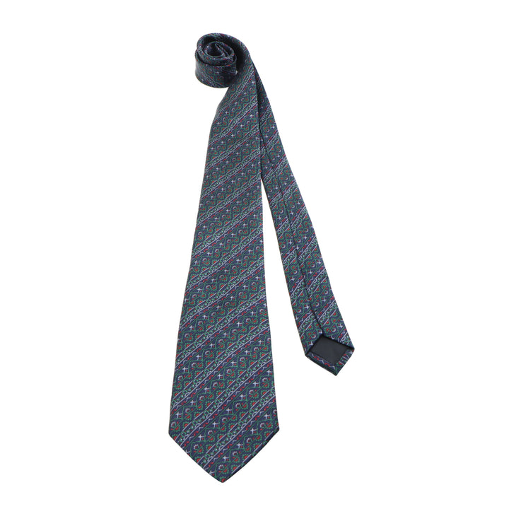 Giorgio Armani Cravatta Blu in Seta Uomo