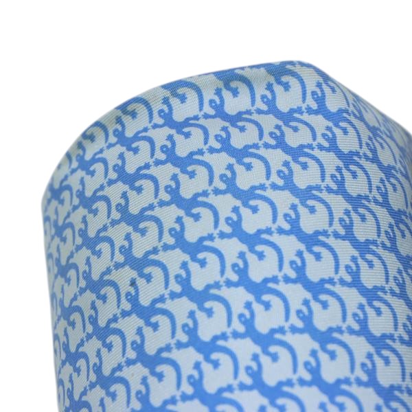 Giorgio Armani cravatta azzurra con fantasia in seta uomo