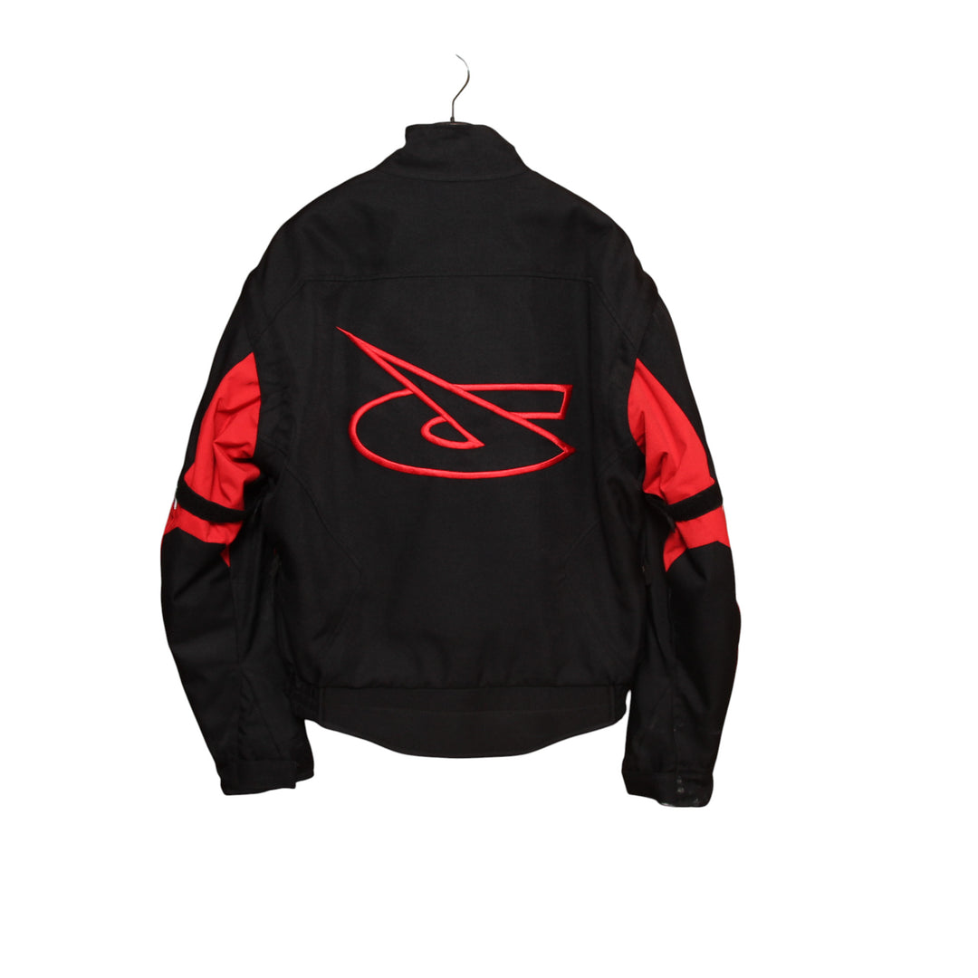 Giudici Giacca da Moto Nera e Rossa Taglia L Uomo – Vintage