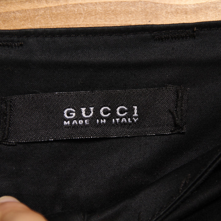 Gucci 598 Pantalone Nero W30 Donna