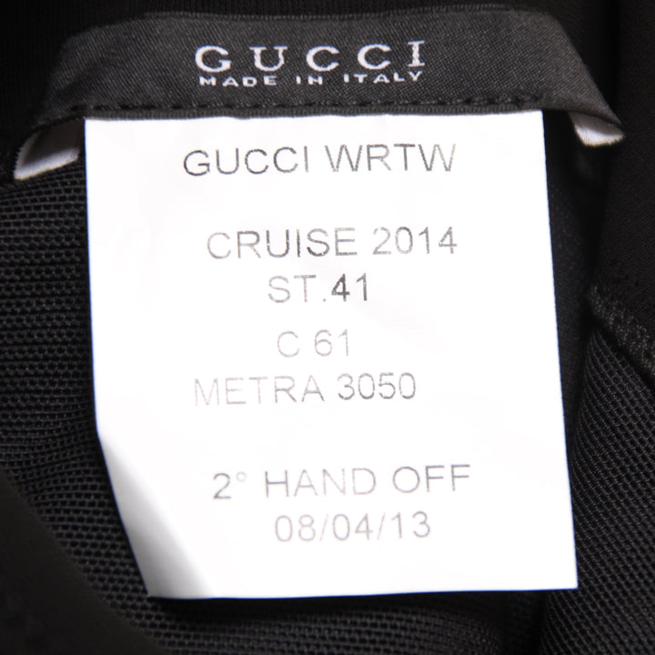 Gucci Cruise 2014 Vestito Nero Taglia S Donna