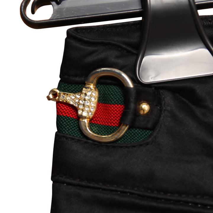 Gucci 598 Pantalone Nero W30 Donna