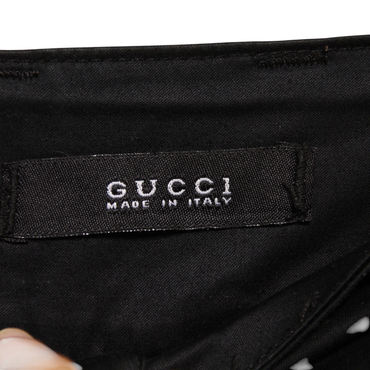 Gucci 598 Pantalone Nero W30 Donna