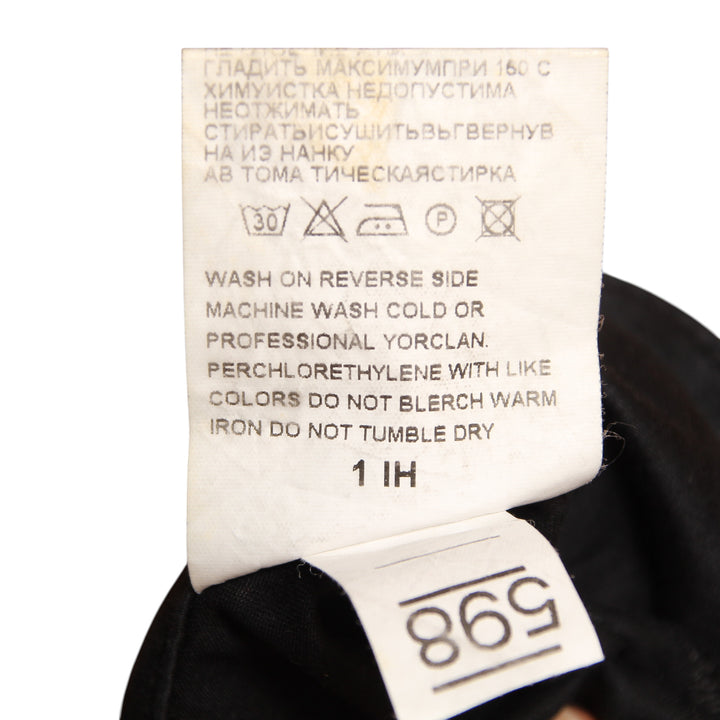 Gucci 598 Pantalone Nero W30 Donna