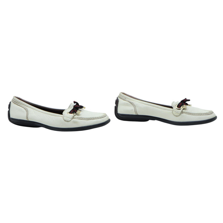 Gucci Mocassino in Pelle Beige EU 39.5 Donna