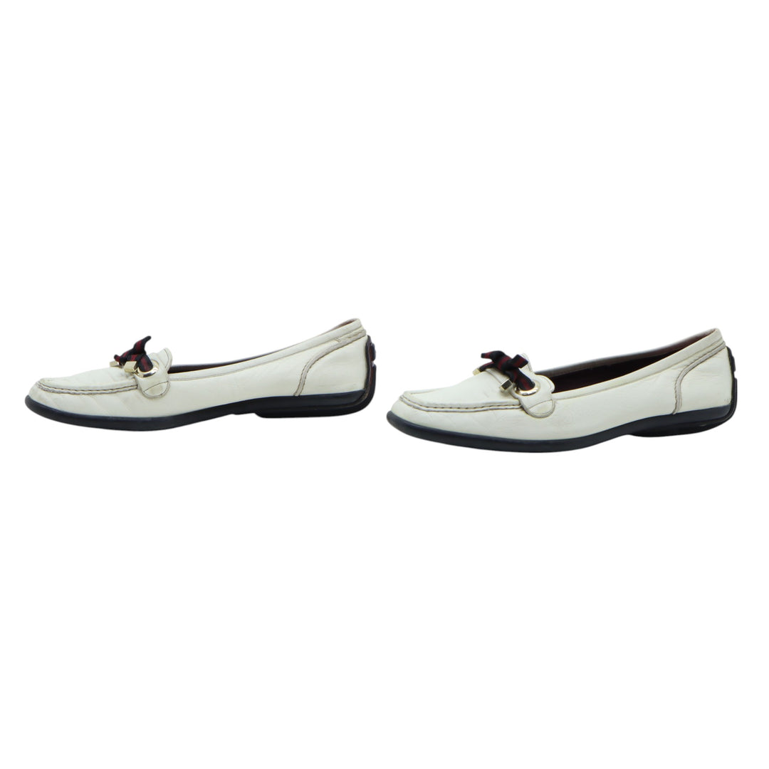 Gucci Mocassino in Pelle Beige EU 39.5 Donna