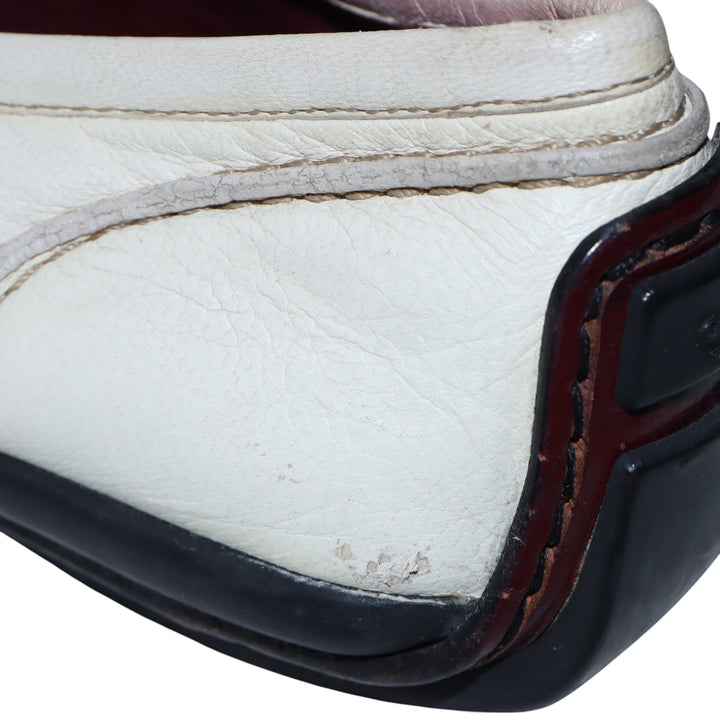 Gucci Mocassino in Pelle Beige EU 39.5 Donna