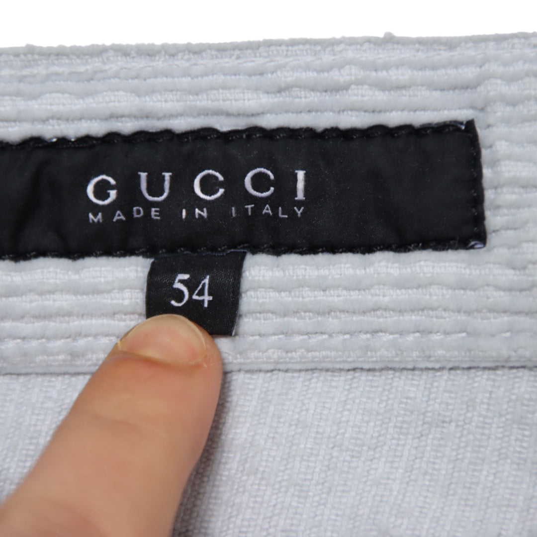 Gucci Skinny Jeans Grigio Taglia 54 Uomo