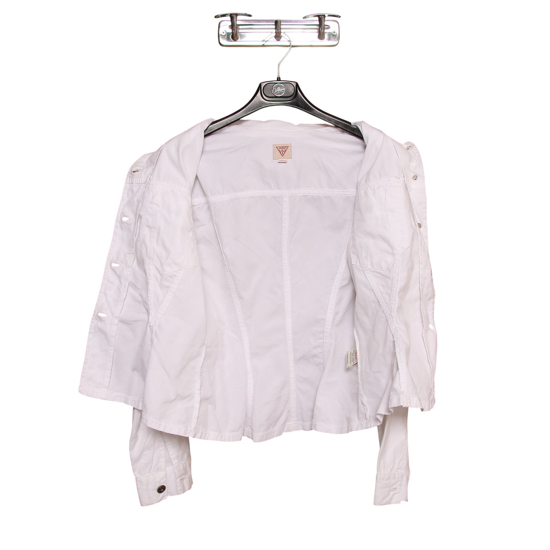 Guess Giacca Bianca Taglia M Donna