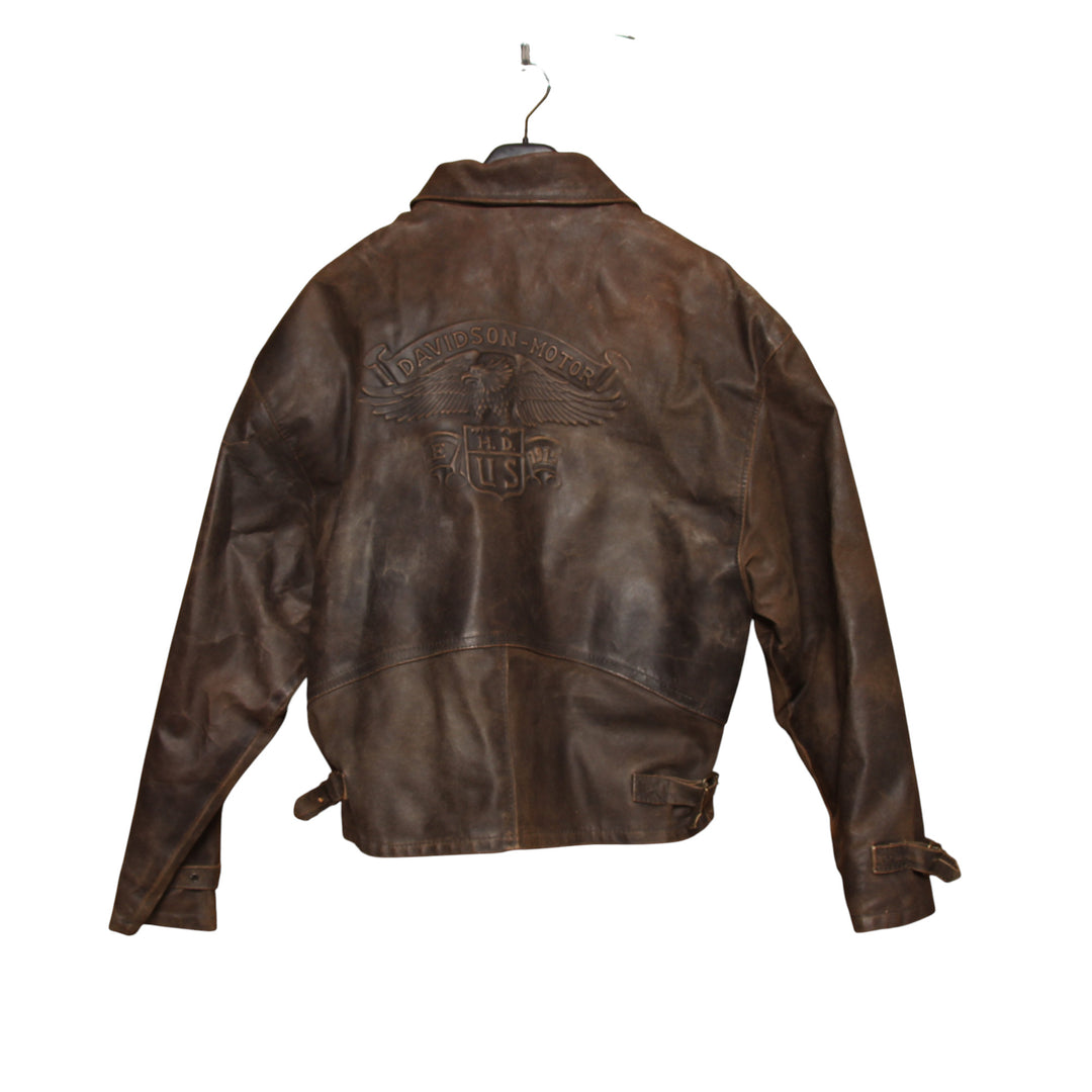 Harley-Davidson Giacca Vintage Marrone Taglia M Uomo