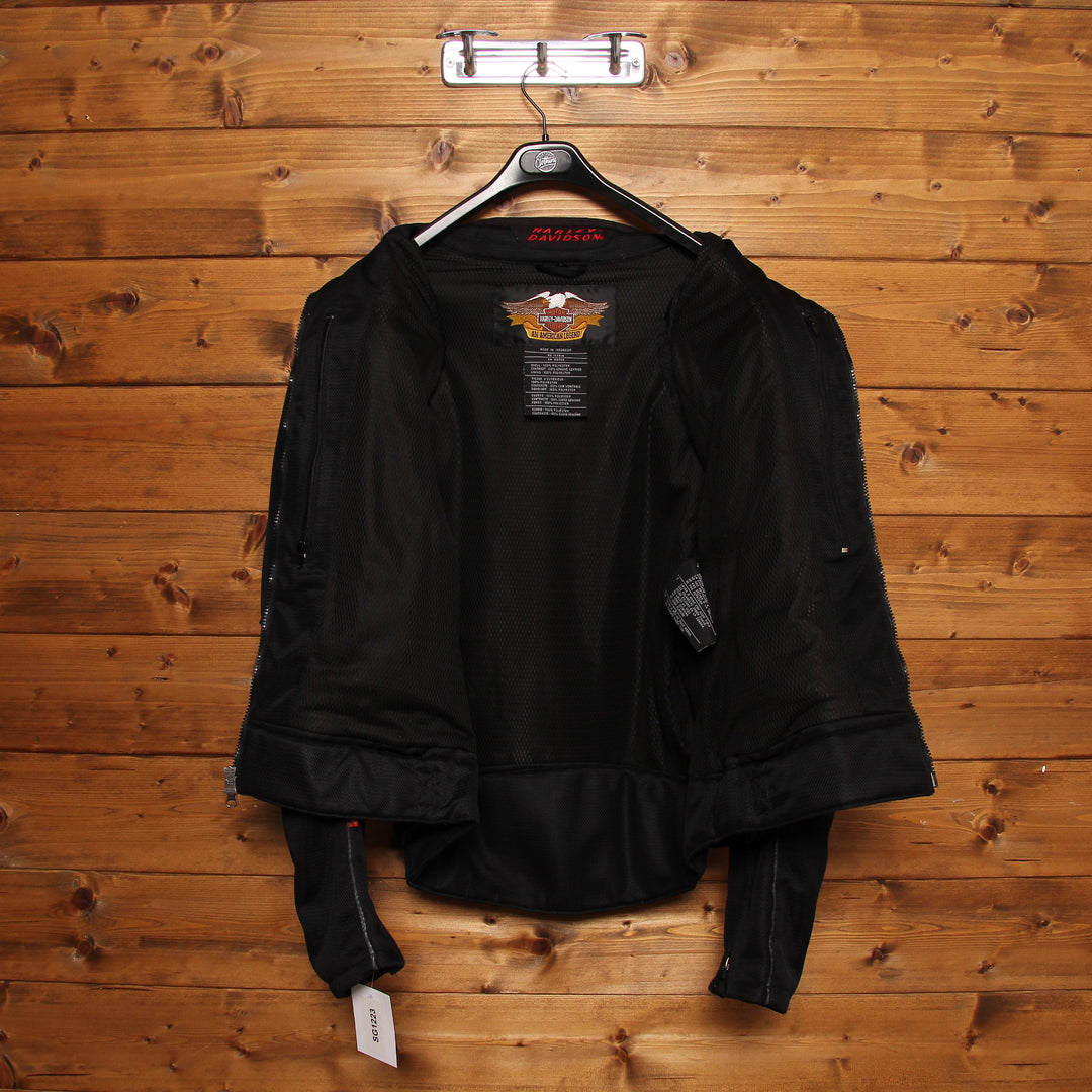 Harley Davidson Giacca da Moto Racing Nera Taglia L Unisex