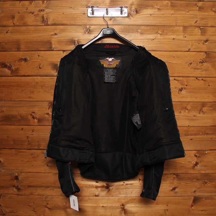 Harley Davidson Giacca da Moto Racing Nera Taglia L Unisex