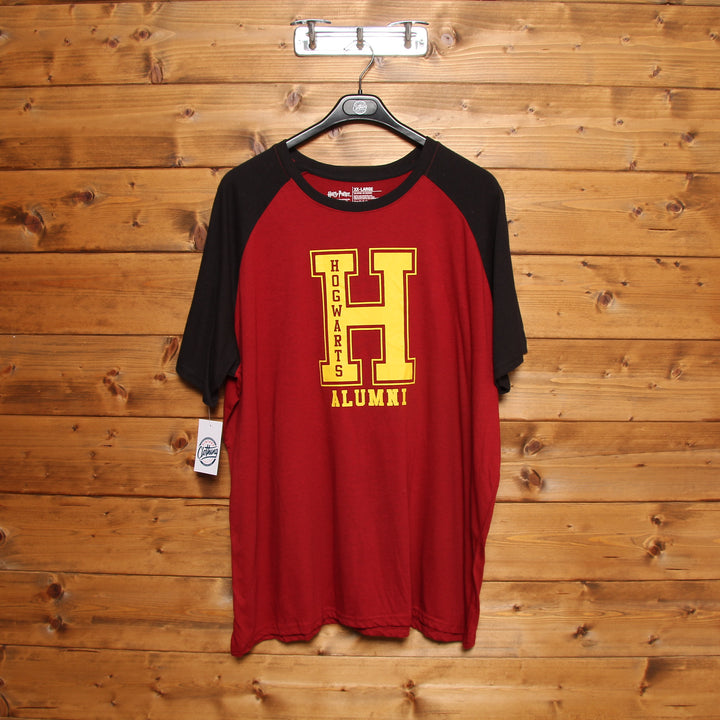 Harry Potter T-Shirt Nera e Rossa Taglia XXL Unisex