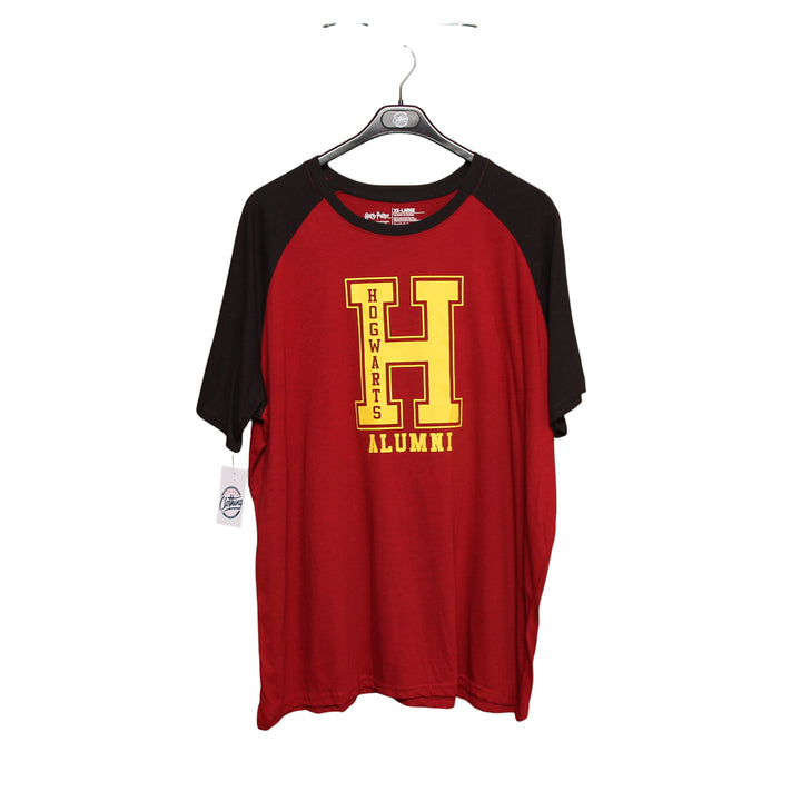 Harry Potter T-Shirt Nera e Rossa Taglia XXL Unisex