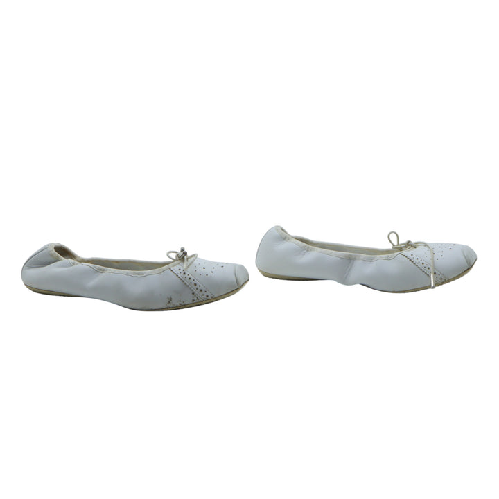 Hogan Ballerina in Pelle Bianca EU 39 Donna
