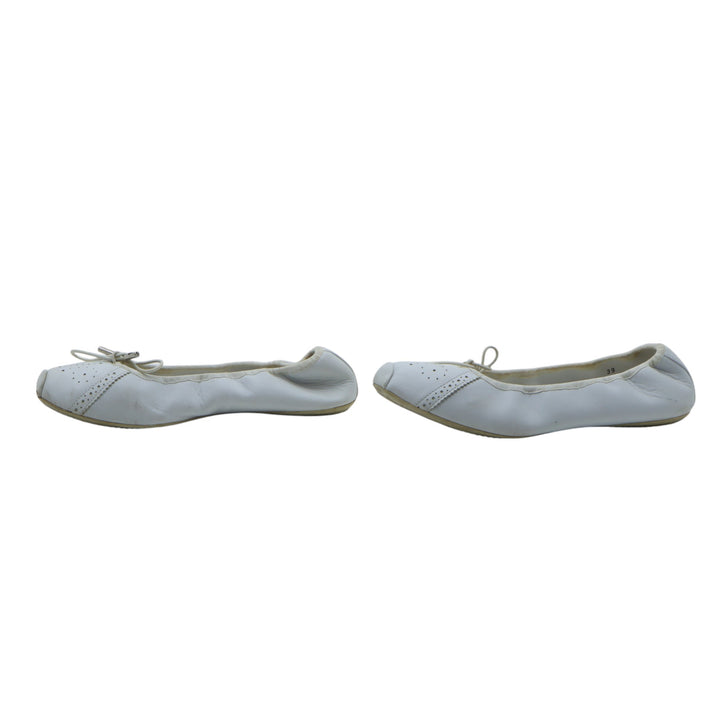 Hogan Ballerina in Pelle Bianca EU 39 Donna