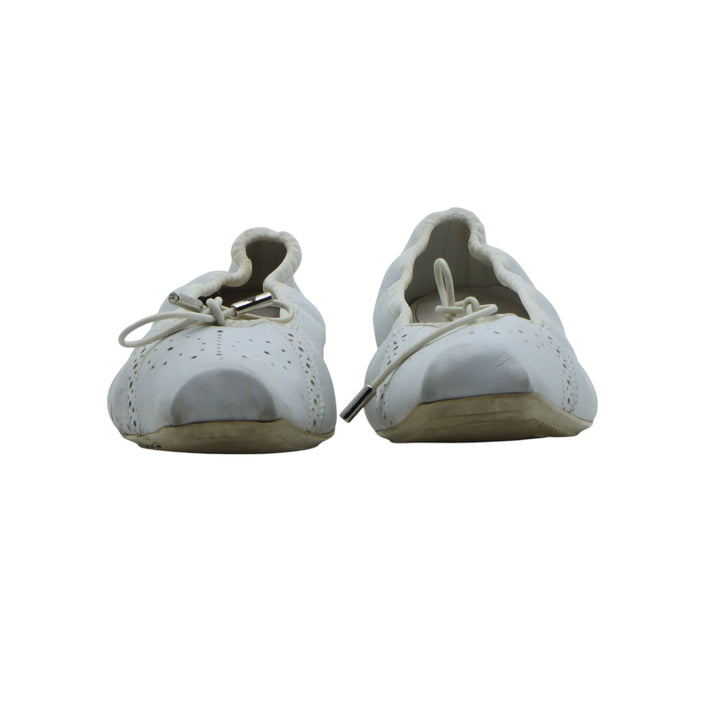 Hogan Ballerina in Pelle Bianca EU 39 Donna