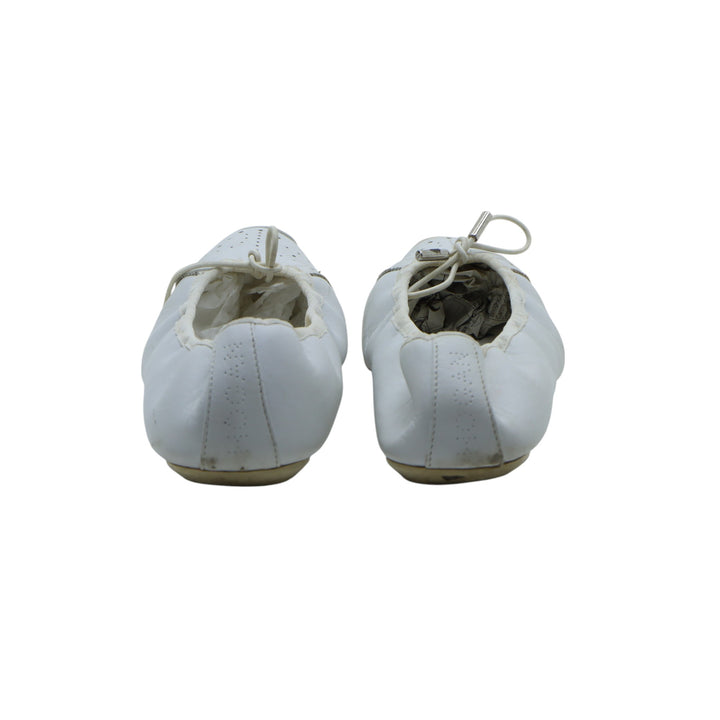 Hogan Ballerina in Pelle Bianca EU 39 Donna