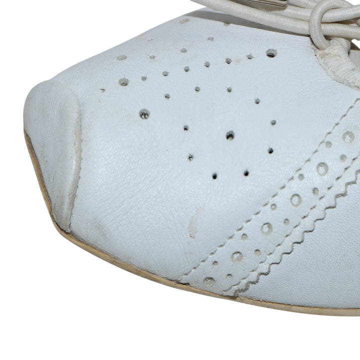 Hogan Ballerina in Pelle Bianca EU 39 Donna