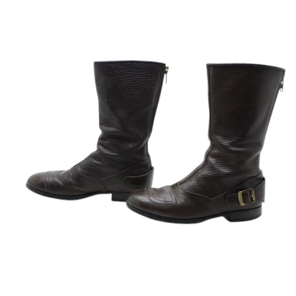 Hogan stivale marrone in pelle numero 39 donna