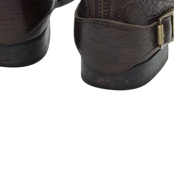 Hogan stivale marrone in pelle numero 39 donna