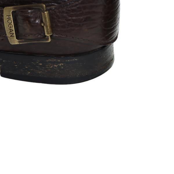 Hogan stivale marrone in pelle numero 39 donna