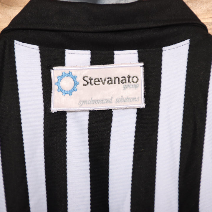 Honie's Maglia da Arbitro Bianca e Nera Taglia 3XL Uomo Made in USA