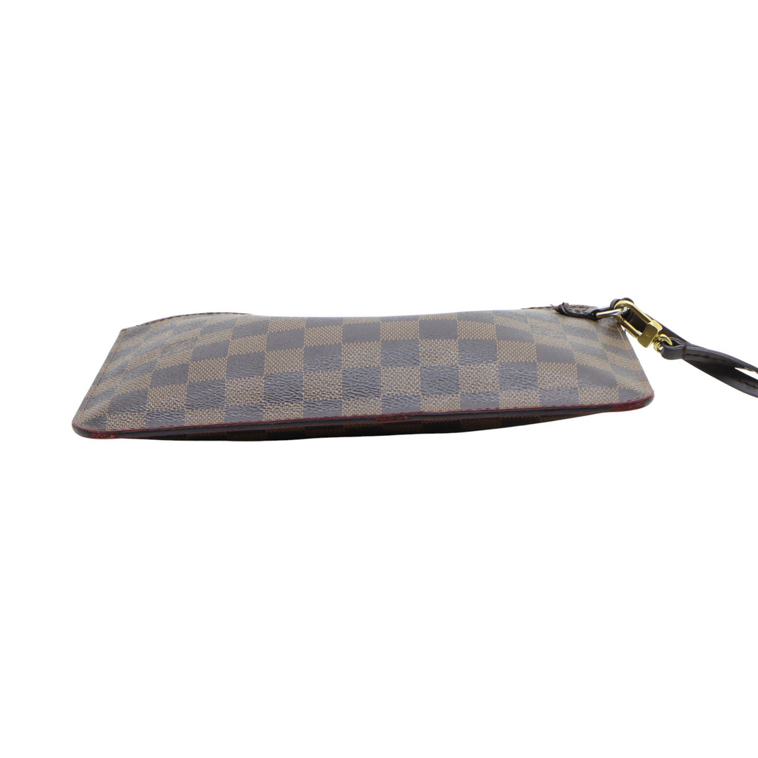 Louis Vuitton Pochette in Pelle Marrone a Scacchi Donna Made in France