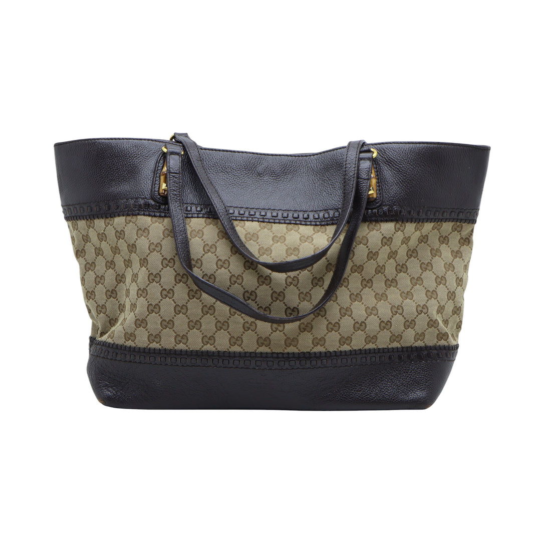 Gucci Borsa in Pelle Beige e Marrone Donna