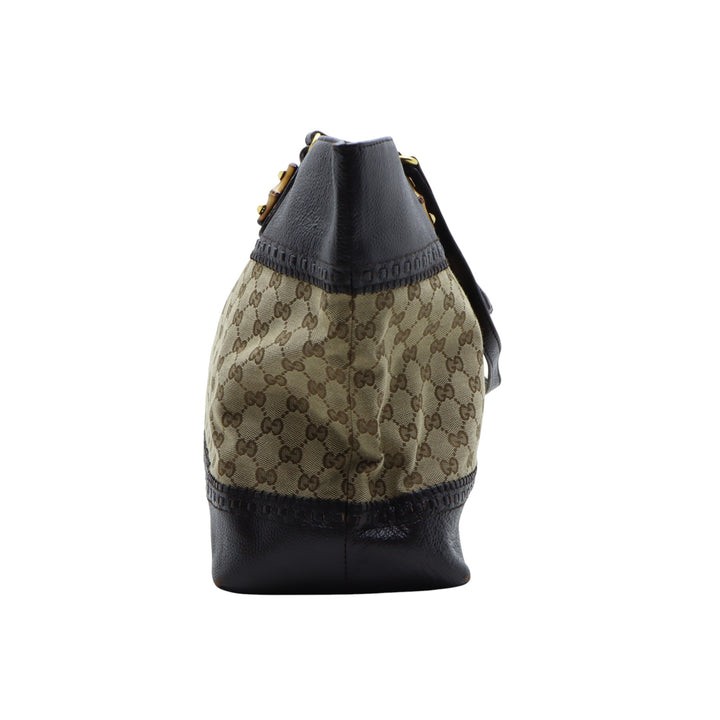 Gucci Borsa in Pelle Beige e Marrone Donna